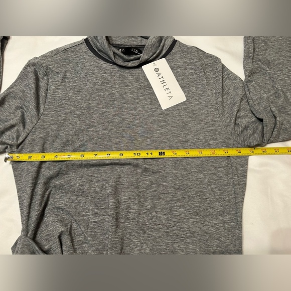Athleta Industry Turtleneck Dress Size Large Heather Gray NWT - Picture 6 of 12